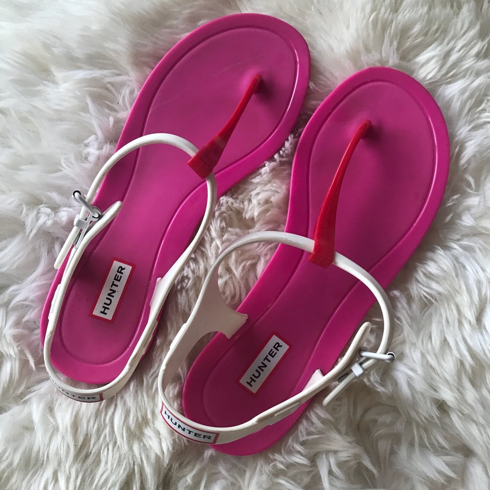 Hunter Original T-strap jelly sandal🌸